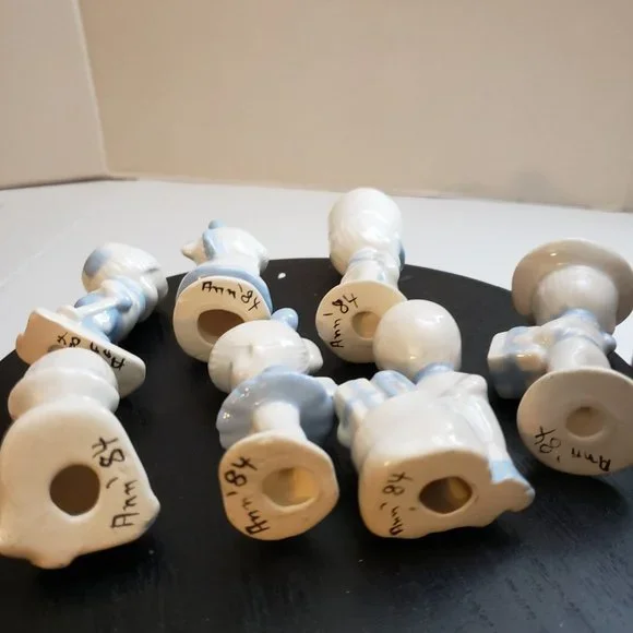 Porcelain child figures winter themed - Picture 11 of 12